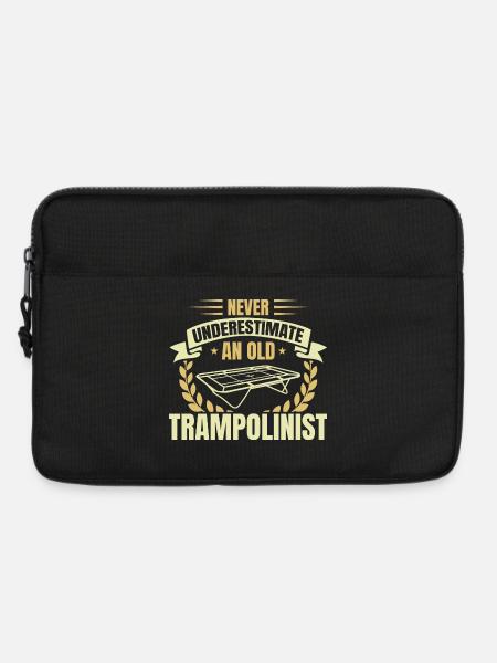 Trampolin Großvater - Laptoptasche 13" - Schwarz