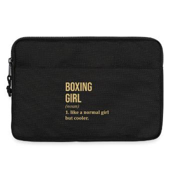 Boxenmädchen Lustiges Zitat - Laptoptasche 13" - Schwarz - Vorne