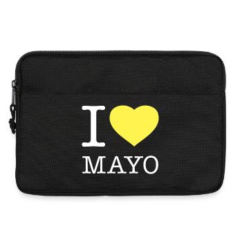 I LOVE MAYO Mayonnaise - Laptop bag 13" - black - Front