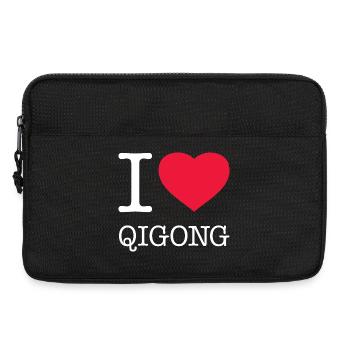 J’ADORE LE QIGONG - Sacoche pour ordinateur portable 13 pouces - noir - Devant