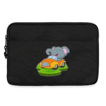 Voiture d’éléphant - Sacoche pour ordinateur portable 13 pouces - noir - Devant