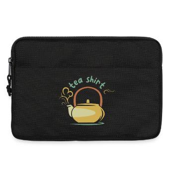 vintage Tee Kanne teashirt Illustration comic - Laptoptasche 13" - Schwarz - Vorne
