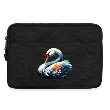 Schwan - Laptoptasche 13" - Schwarz - Vorne
