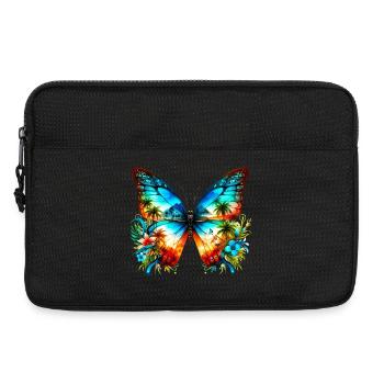 Butterfly - Laptop bag 13" - black - Front