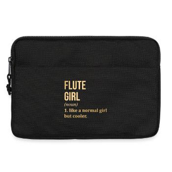 Flûte Flûte Flûte Flûte - Sacoche pour ordinateur portable 13 pouces - noir - Devant