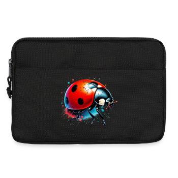 Marienkäfer - Laptoptasche 13" - Schwarz - Vorne