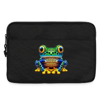 Grenouille - Sacoche pour ordinateur portable 13 pouces - noir - Devant