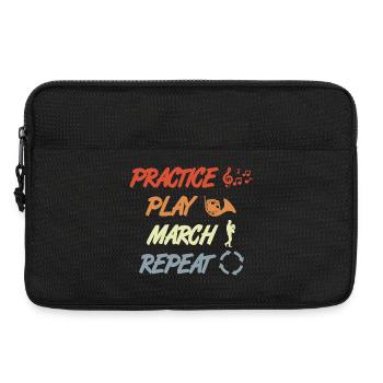 Waldhorn Motivation - Laptoptasche 13" - Schwarz - Vorne