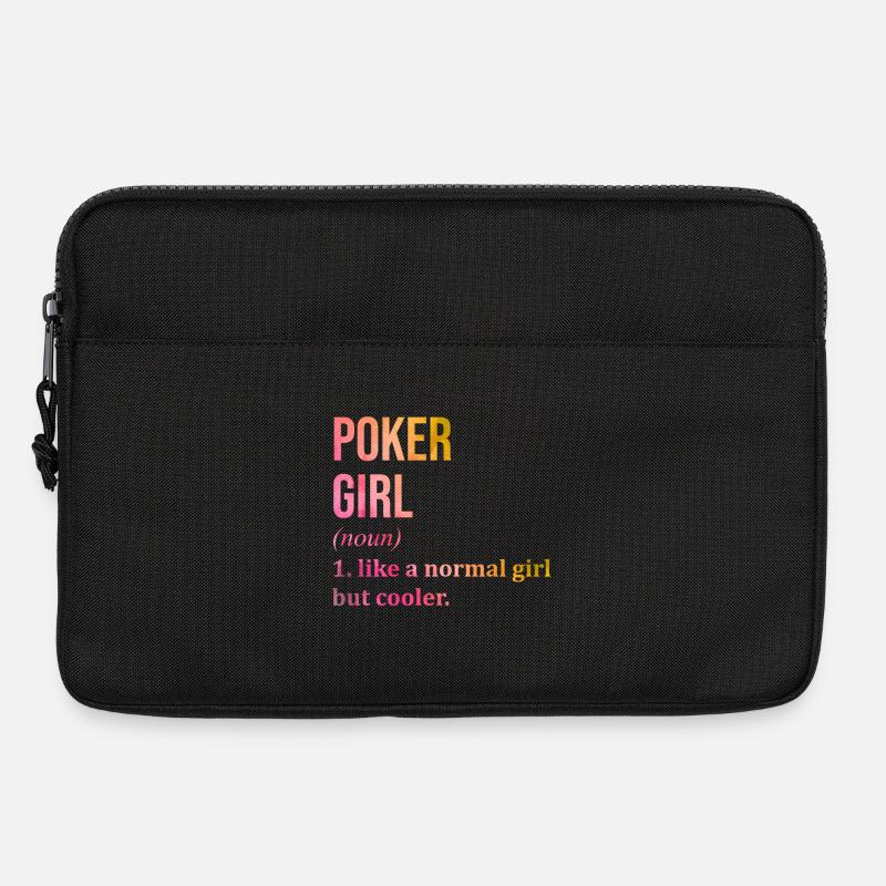 Poker - Laptoptasche 13" - Schwarz