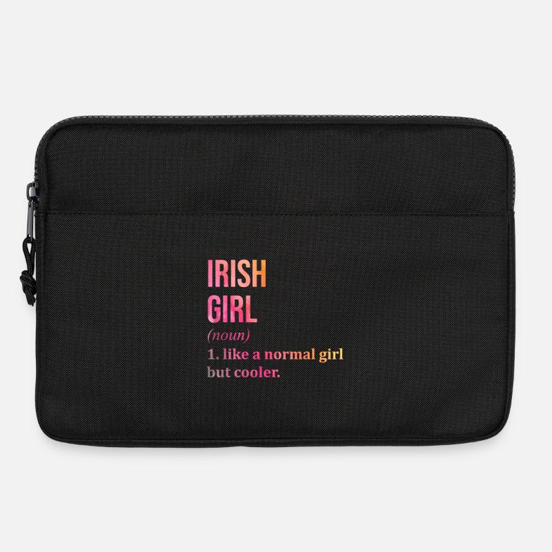 Irland - Laptoptasche 13" - Schwarz