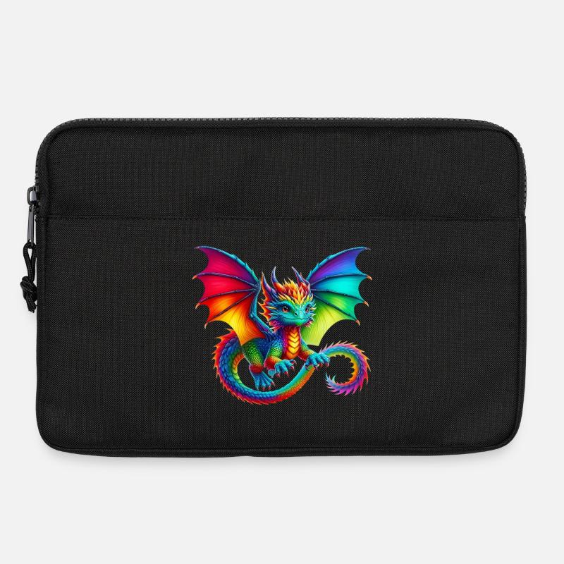 Drache - Laptoptasche 13" - Schwarz