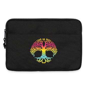 Tree of Life T-Shirt Gradient Coloring - Laptop bag 13" - black - Front