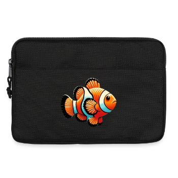 Poisson-clown - Sacoche pour ordinateur portable 13 pouces - noir - Devant