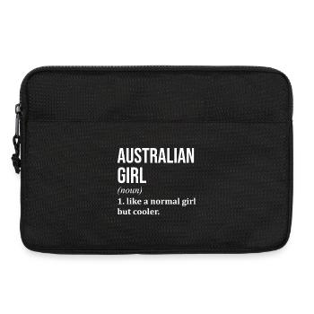 Australien - Laptoptasche 13" - Schwarz - Vorne