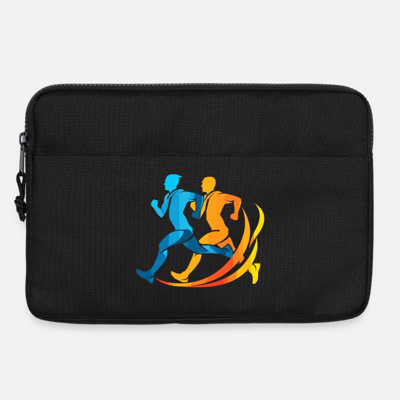 Jogger Comic Look - Laptoptasche 13" - Schwarz