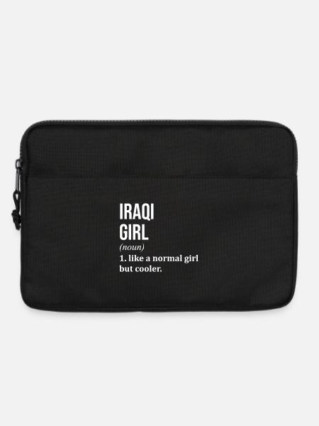Irak Irak Irak Irak - Laptoptasche 13" - Schwarz