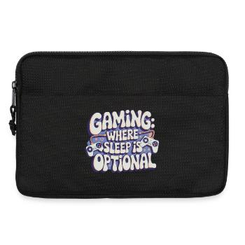 GAMING: WHERE SLEEP IS OPTIONAL - Laptop bag 13" - black - Front