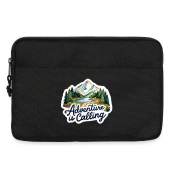 Adventure Is Calling Illustration Design - Laptoptasche 13" - Schwarz - Vorne