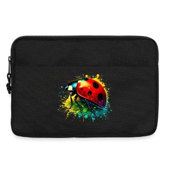 Marienkäfer - Laptoptasche 13" - Schwarz - Vorne