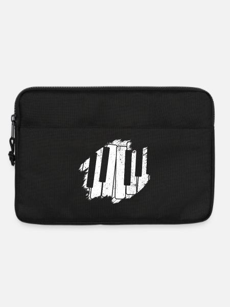 Pinsel für monochrome Klaviertasten - Laptoptasche 13" - Schwarz