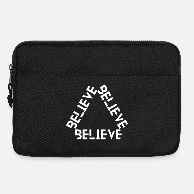 Glaube an deine Stärke - Laptoptasche 13" - Schwarz