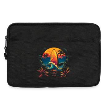 Surfing - Laptop bag 13" - black - Front