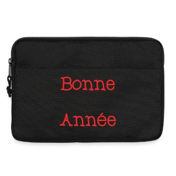 HAPPY NEW YEAR. NEW YEAR'S EVE. NEW YEAR - Laptop bag 13" - black - Front
