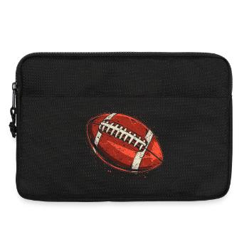 Graphique de ballon de football - Sacoche pour ordinateur portable 13 pouces - noir - Devant