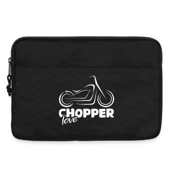 Chopper Love - Motorcycle Fan Design - Laptop bag 13" - black - Front