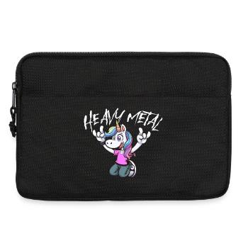 Licorne Métal Road Trip Design Enfants Filles - Sacoche pour ordinateur portable 13 pouces - noir - Devant
