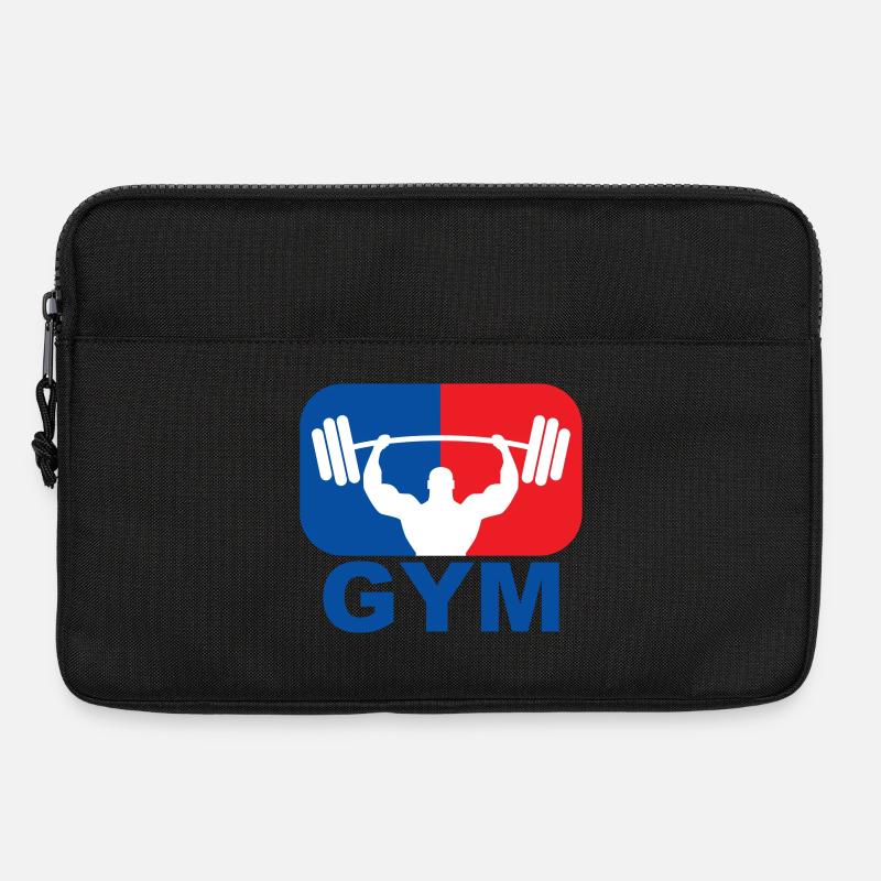 GYM Bodybuilding Gewicht - Laptoptasche 13" - Schwarz