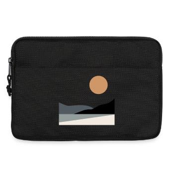 Paysage abstrait - Sacoche pour ordinateur portable 13 pouces - noir - Devant