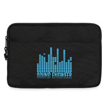 Conception d’ondes d’ingénieur du son - Sacoche pour ordinateur portable 13 pouces - noir - Devant