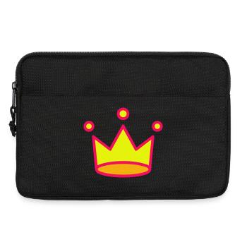 Crown Icon - Laptop bag 13" - black - Front