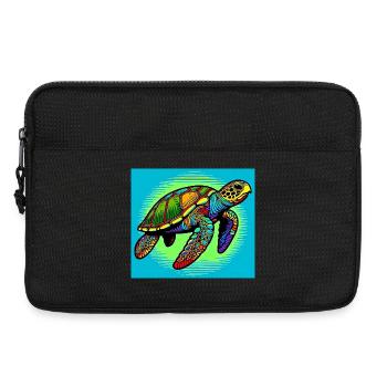 turtle - Laptop bag 13" - black - Front
