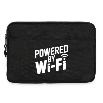 Angetrieben von Wi-Fi - Laptoptasche 13" - Schwarz - Vorne