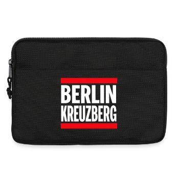Berlin Kreuzberg Bold Typography - Laptop bag 13" - black - Front