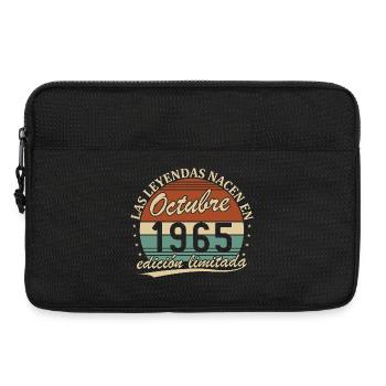 Octobre 1965 Vintage Rétro Cadeau d’Anniversaire - Sacoche pour ordinateur portable 13 pouces - noir - Devant