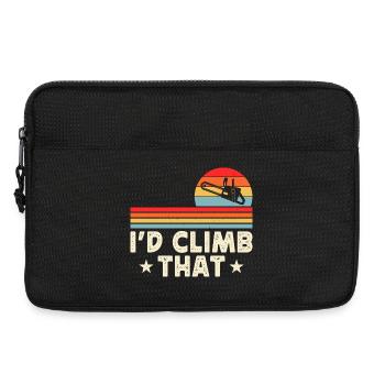Baumpfleger Holzarbeiter Waldarbeiter Geschenk - Laptoptasche 13" - Schwarz - Vorne