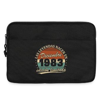 Dezember 1983 Retro Vintage Geburtstagsgeschenk - Laptoptasche 13" - Schwarz - Vorne