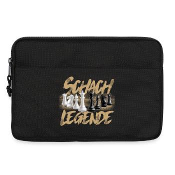 Schach Legende - Laptoptasche 13" - Schwarz - Vorne