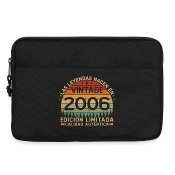 Né en 2006, 20 ans - Sacoche pour ordinateur portable 13 pouces - noir - Devant