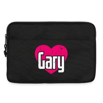 I Love Gary Pink Heart I Love Gary - Laptop bag 13" - black - Front