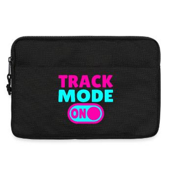 Mode piste activé – Concentrez-vous sur la vitesse - Sacoche pour ordinateur portable 13 pouces - noir - Devant
