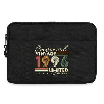 Original 1996 Vintage Vintage Anniversaire Rétro - Sacoche pour ordinateur portable 13 pouces - noir - Devant