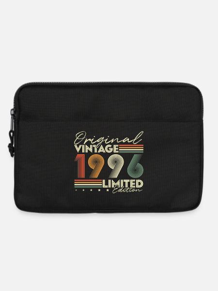 Original 1996 Jahrgang Vintage Geburtstag Retro - Laptoptasche 13" - Schwarz
