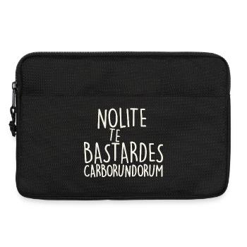 Nolite Te Bastardes Carborundorum - Laptop bag 13" - black - Front