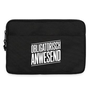 Mandatory Present Sloth Telco Meeting Office - Laptop bag 13" - black - Front