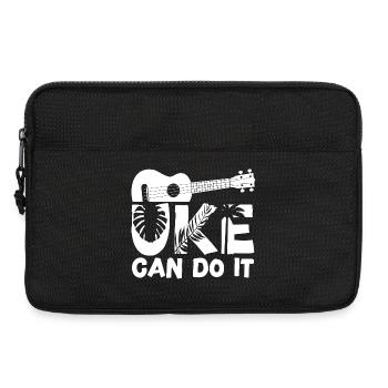 Hawaiian Ukulele Uke Uke Can Do It - Laptop bag 13" - black - Front