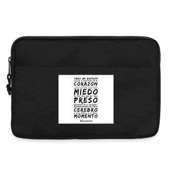 Heart and Fear in Verse - Laptop bag 13" - black - Front